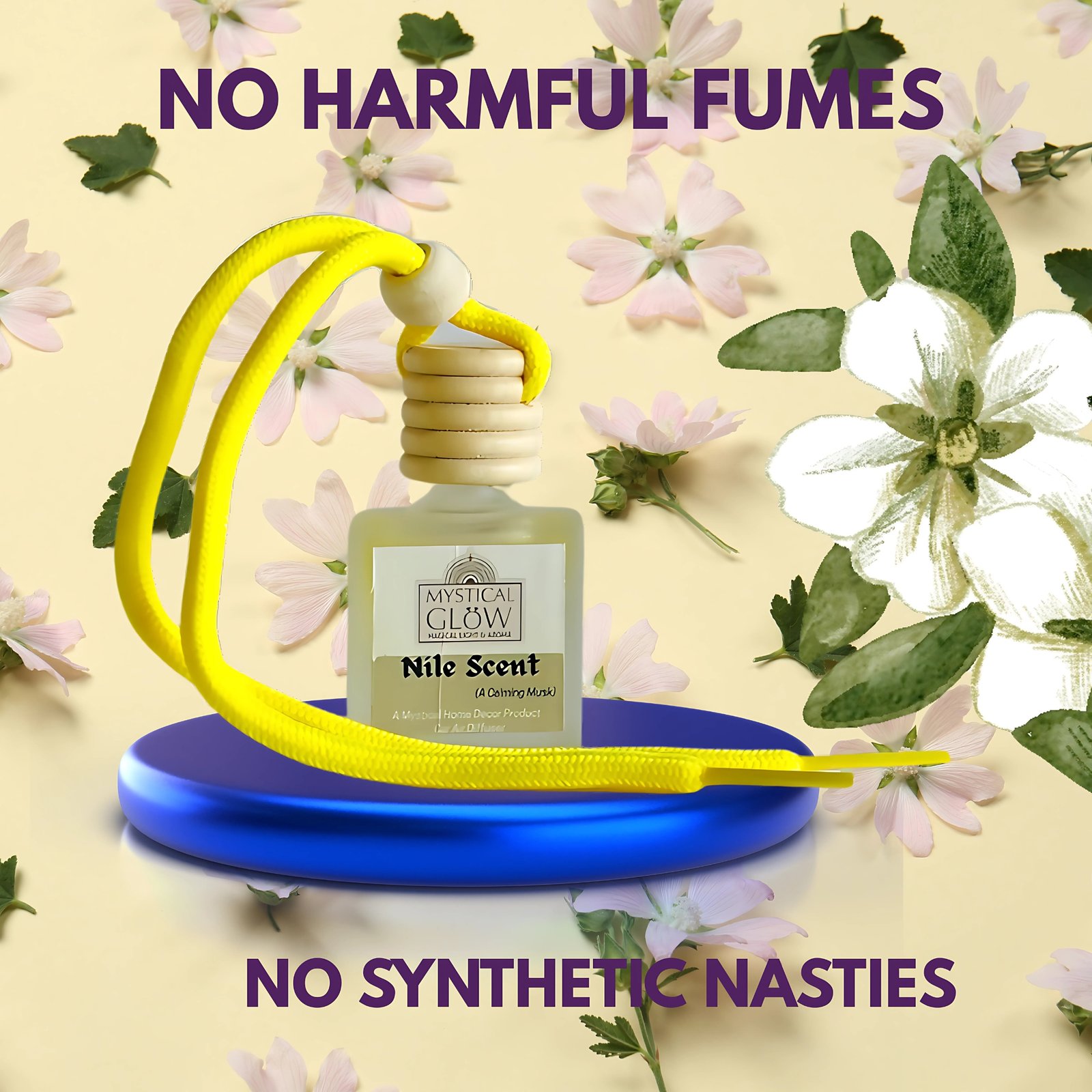 Chemical-Free Air Freshener_Synthetic-Free Musk Aroma Chemical‑free hanging pod: alcohol‑free, phthalate‑free