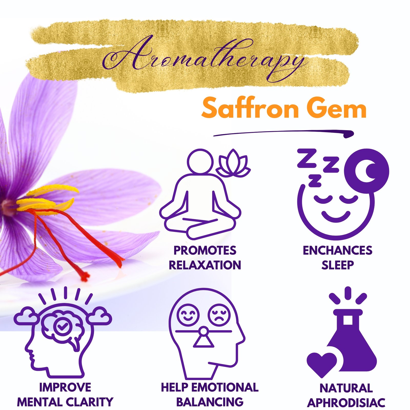 eco-friendly hanging air freshener Aromatherapy benefits of Kashmiri saffron in air freshener for mood & wellness