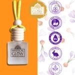 Simple infographic showing how to hang and activate the Saffron Gem pod for up to 30 days of use.