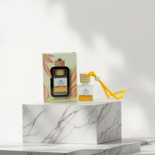 Saffron Gem Hanging Air Freshener Pod – Luxurious Aroma