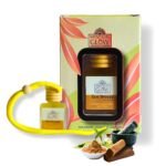 sandalwood hanging pod fragrance air freshener hanging pod on white background