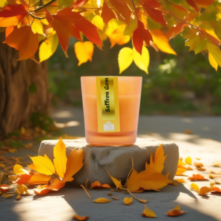 Saffron Gem Mysti Shot Scented Candle