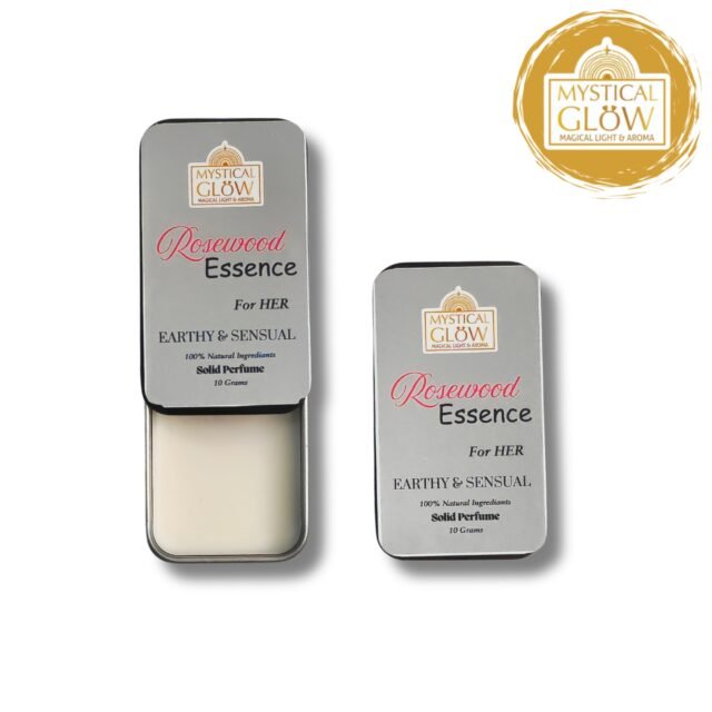Alcohol Free Rosewood Essence Solid Perfume – A luxurious with rich floral and woody notes for all-day elegance, Solid Perfume for Women, Long-Lasting Solid Perfume, Alcohol-Free Perfume Balm, Natural Solid Perfume, Luxury Women's Perfume