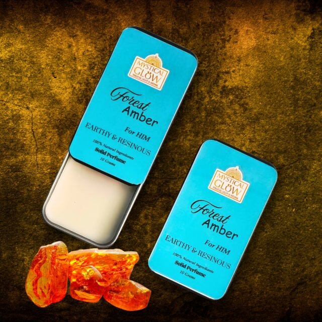 Luxury Forest Amber Solid Perfume – Long-lasting and alcohol-free cologne for men, Long-Lasting Forest Amber Solid Cologne, Best Solid Perfume for Men with Aromatherapy