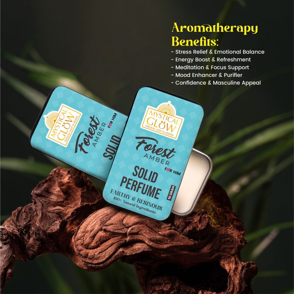 forest-amber-aromatherapy-benefits.jpg Forest Amber Solid Perfume for Men offers grounding and clarity through natural woods and amber essential oils.