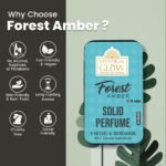 Forest Amber Solid Perfume for Men – alcohol-free, long-lasting and skin-safe men's grooming product.