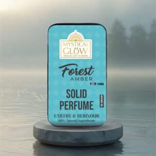 Forest Amber Solid Perfume – Inspired by Nature, Grounded in Forest Earth Forest Amber Solid Perfume For Men, Long Lasting, Non Alcoholic Solid Perfume for Men.
