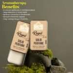 Royal Blend offers aromatherapeutic benefits like grounding, emotional balance, and increased focus with natural oils.