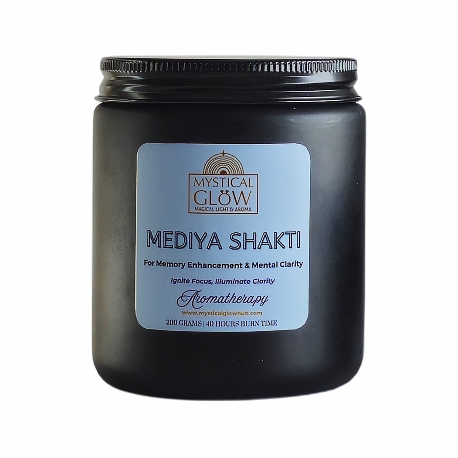 Aromatherapy Candle for Mental Clarity – Medhya Shakti Blend Aromatherapy Candle for Mental Clarity