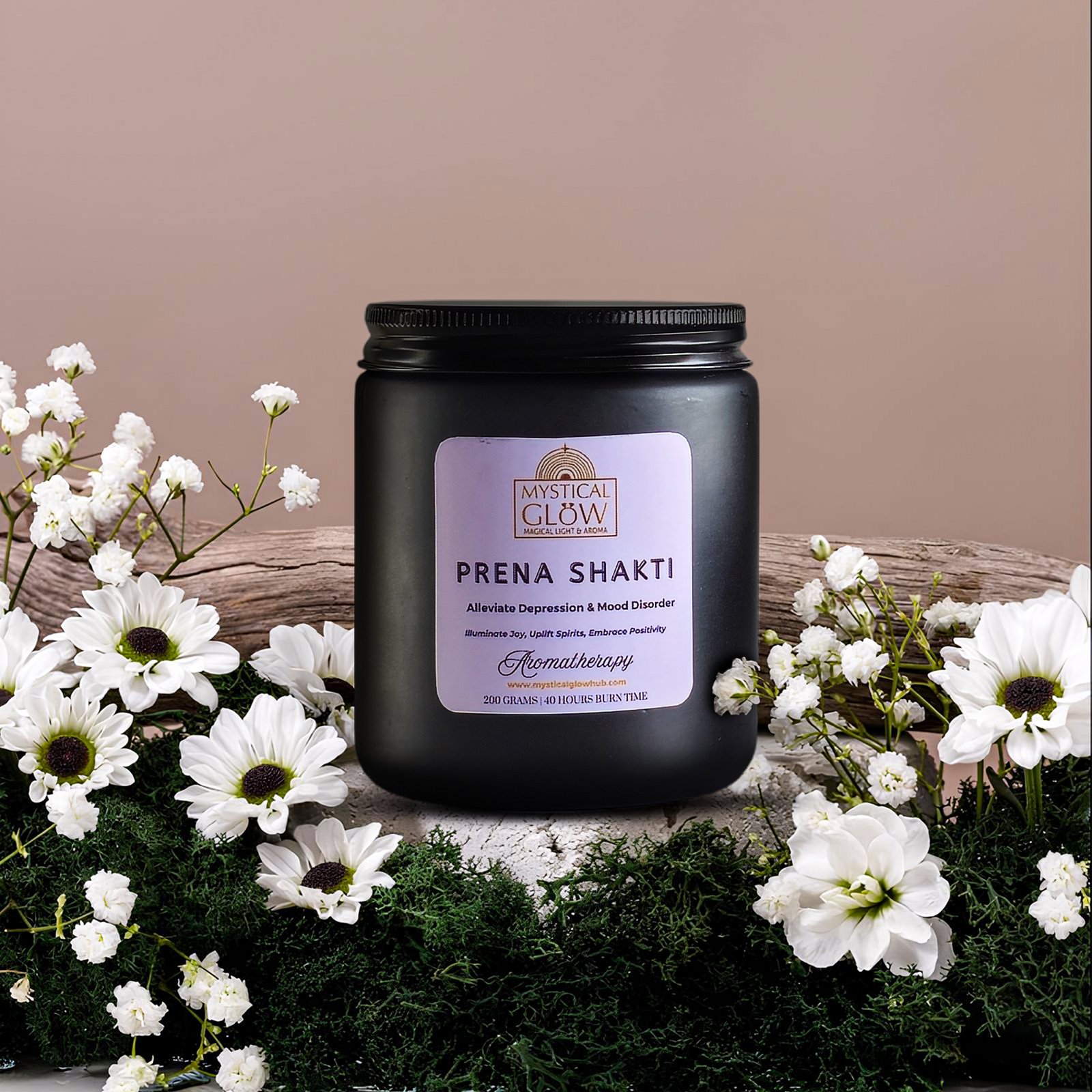Purchase Empowerment Candle with Bergamot & Rosemary; Aromatherapy Candles; organic candles; essential oil candles;