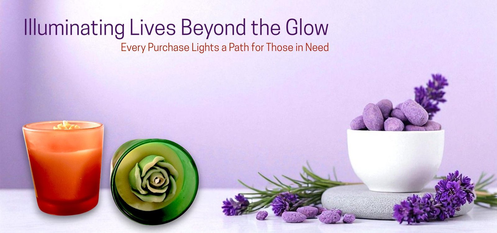 Mystical Glow's mission to illuminate lives beyond the glow, representing support for the needy.