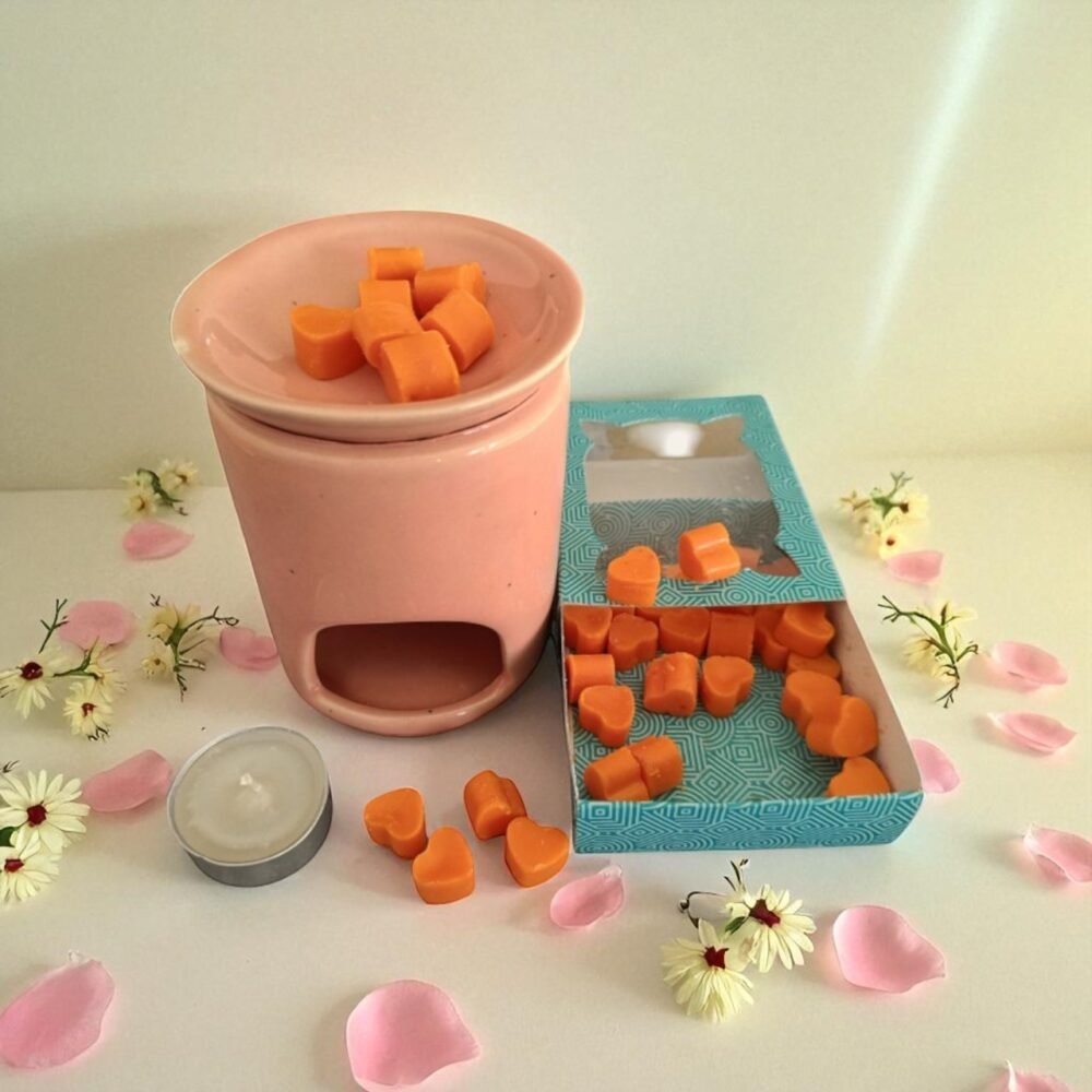 festive wax melts for gifting with Prajwalita Laxmi aroma close-up