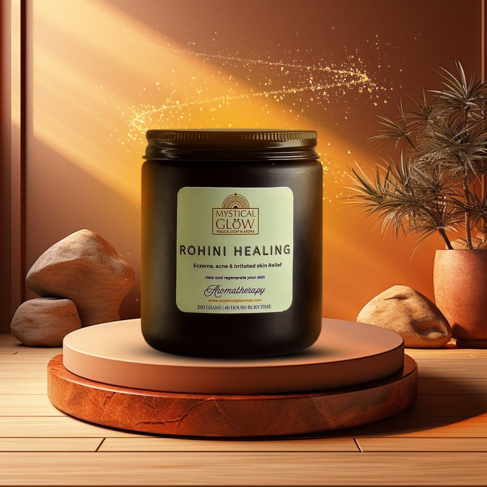 2 skin care aromatherapy candle