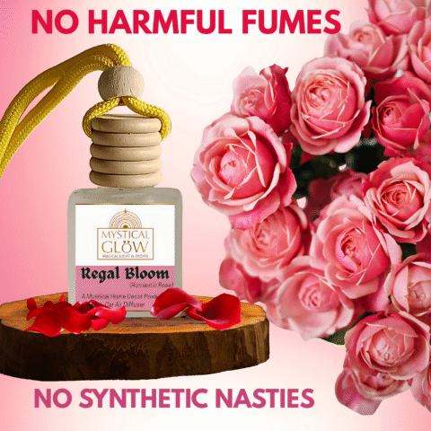 Eco-friendly rose air freshener floral car freshener