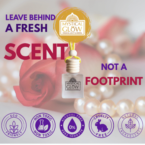 Rose air freshener for car and home